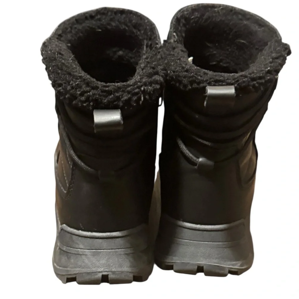 Eddie Bauer Siren Black Winter Boots Snow Womens Size 7 Lined Rain